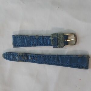 Vintage genuine leather watch strap